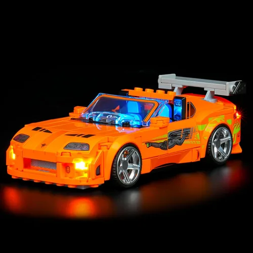 Vista 19 de LIGHTAILING Luz LED compatible con Lego-77262 Ken Block '65 Ford Mustang Hoonicorn V1 - Fácil instalación, cableado oculto, decoración del hogar