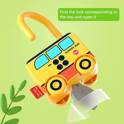 Vista 3 de Juguetes educativos Montessori Juegos de aprendizaje Tablero ocupado - Actividades de autos para niños pequeños - Juguetes sensoriales para bebés