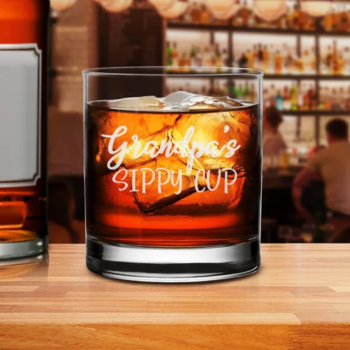 Vista 5 de Vaso de whisky Grandpa's Sippy Cup - Divertido regalo de cumpleaños para papá