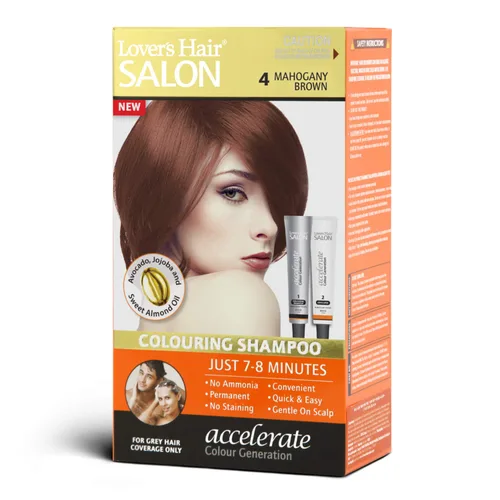 Vista 9 de Lover's Hair Salon Champú Colorante - #5 Marrón