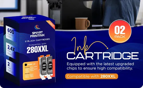 Vista 3 de PGI-280XXL CLI-281XXL - Cartucho de repuesto compatible con Canon 280 XXL 281 XXL TR8620a compatible con TR8620a TR8620 TS702a TS9520 TS9521C TR8520