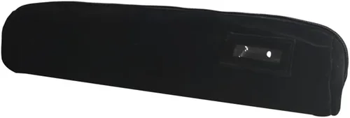 Vista 4 de Bolsa de viaje para reloj de pulsera, organizador de joyas, bolsa portátil de terciopelo negro y gris con inserto de rollo extraíble