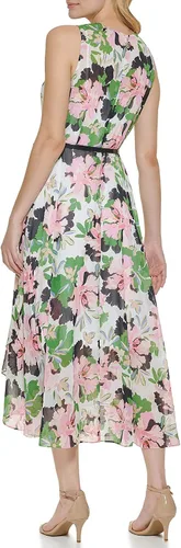 Vista 2 de Tommy Hilfiger Maxi de gasa sin mangas para mujer