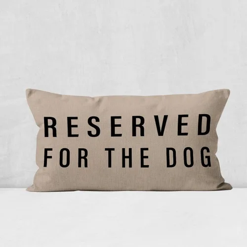 Vista 16 de Reservado para la funda de almohada del perro, regalos para amantes de los perros, decoración del perro, divertida funda de almohada para perro