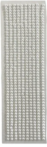 Vista 4 de Syntego Pegatinas de perlas blancas 1000 mini perlas autoadhesivas 0.118 in