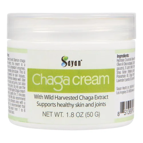 Vista 5 de Crema Corporal Siberiana Chaga con Vitamina E, Manteca de Karité, Cera de Abeja e Ingredientes Naturales (Crema Chaga para Cara)