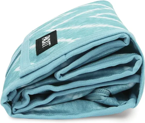 Vista 4 de PackIt Lonchera congelable con cierre, teñido anudado aguamarina