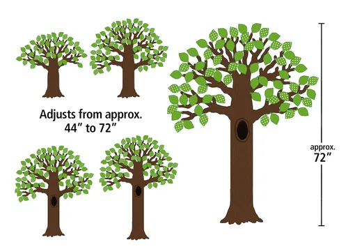 Vista 5 de Teacher Created Resources Árbol grande con hojas de lunares tablón de anuncios (TCR5435)