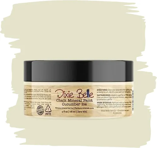 Vista 301 de Pintura para muebles con acabado de tiza Dixie Belle Paint Company - Amatista (4oz) - Pintura mineral de tiza chic púrpura profundo mate