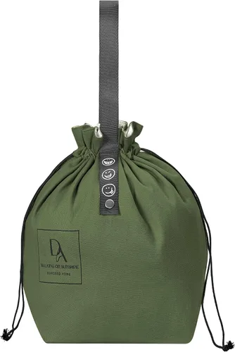 Vista 12 de Bolsa de almuerzo de lona con cordón, con aislamiento, estilo bento, reutilizable y duradera para mujeres Perfecta para la oficina, la escuela