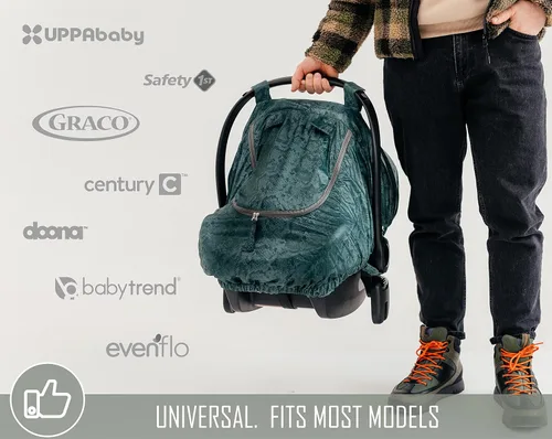 Vista 8 de Fundas de asiento de automóvil de ajuste universal para bebés - Funda impermeable para asiento de automóvil para bebés y bebés con bolsa