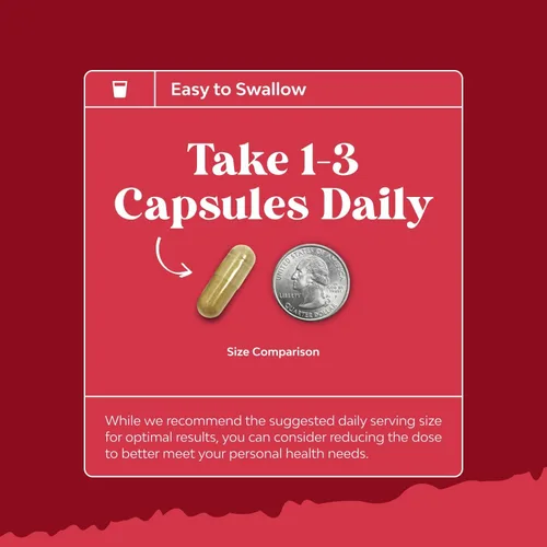 Vista 5 de Cápsulas de extracto de granada Suplemento antioxidante – Cápsulas de granada natural para la salud del corazón, apoyo articular y entrenamiento