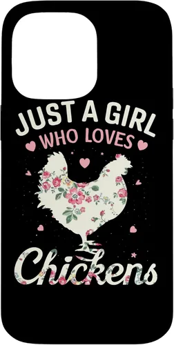 Vista 21 de Just A Girl Who Loves Chickens, Floral Farmer Girl Case for iPhone 17