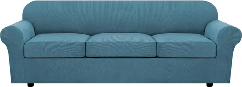 Vista 49 de H.VERSAILTEX Fundas de Sofá Elásticas para Cojines Fundas de Sofá para Muebles de Sala Fundas Protectoras