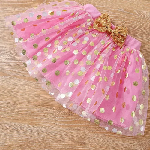 Vista 6 de Conjunto de mameluco de algodón para el primer cumpleaños para niñas con lentejuelas y lazo para la cabeza, 3 piezas