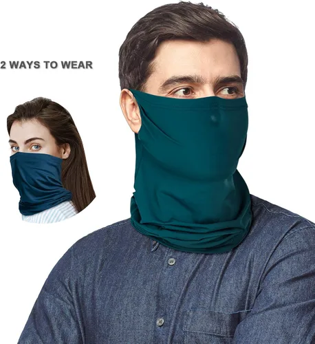 Vista 2 de LUNGEAR Bufanda para el cuello, bandana con protección UV, pasamontañas para deportes al aire libre