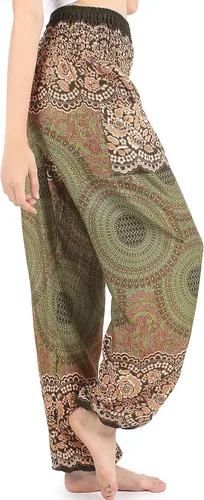 Vista 8 de Pantalones bohemios, pantalones harem, de yoga, para mujer, para la playa