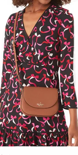 Vista 4 de Kate Spade Leila - Mini bandolera con solapa (jengibre cálido), Jengibre cálido.