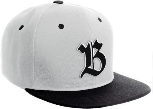 Vista 1568 de Daxton Gorra clásica con visera de billete plano con letras del alfabeto inglés antiguo de la A a la Z
