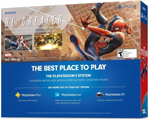Vista 7 de La nueva consola Sony Playstation 4 Slim 1TB SSD - Marvel's Spider-Man PS4 Bundle con controlador inalámbrico DualShock-4