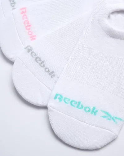Vista 4 de Reebok Calcetines para mujer - Forros ligeros que no se muestran paquete de 6