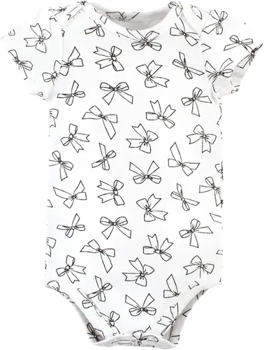 Vista 497 de Hudson Baby baby-girls Cotton Bodysuits 3-pack