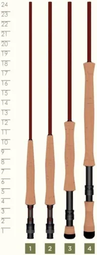 Vista 3 de St. Croix Rods Imperial USA Fly Fishing Rod, Easy-Casting, Lightweight, Strong 4-Piece Travel Fly Rod