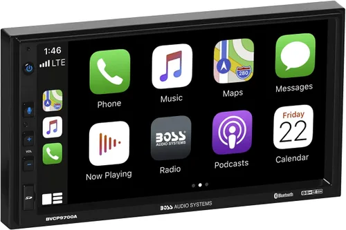 Vista 8 de BOSS Audio Systems BCP62 Estéreo para Auto - Apple CarPlay, Doble DIN, Pantalla Táctil Capacitiva de 6.2 Pulgadas, Bluetooth, Sin Reproductor