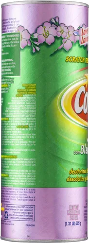 Vista 4 de Comet Limpiador con Blanqueador en Polvo, Lavanda Fresca, 21 Onzas, Sin Rayar, Paquete de 2