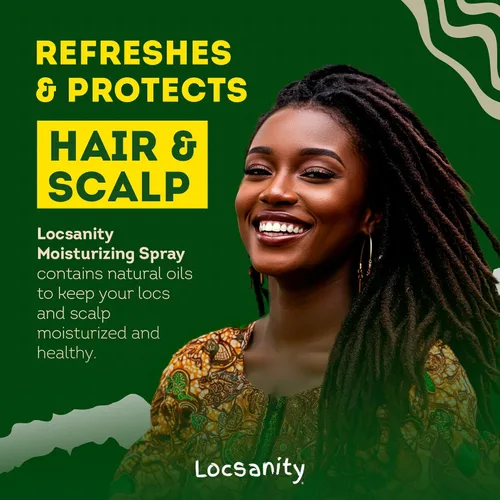 Vista 4 de Locsanity Spray hidratante diario de agua de rosas y menta, tamaño de prueba, spray hidratante para rastas, para nutrir el cuero cabelludo