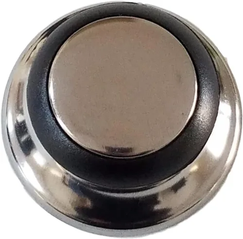 Vista 2 de 6099 - Tapa universal de repuesto para olla de cocina, mango de pomo, color negro y plateado (1)