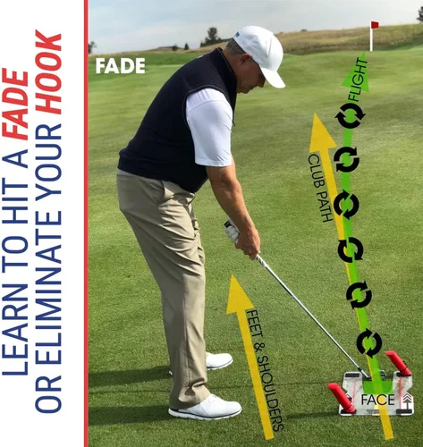 Vista 4 de EyeLine Golf Speed Trap - Build Confidence, Improve Your Swing with Slice and Hook Corrector, Swing Trainer, Path Aid, Greater Distance, Made in
