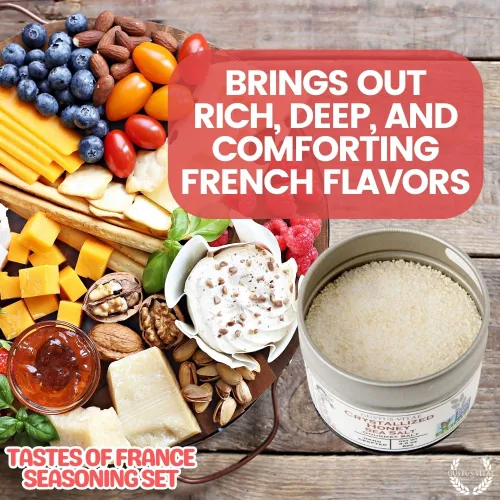 Vista 3 de Set de regalo de condimentos franceses – Tastes of France – Mezcla de especias artesanales – Paquete de seis – Sin OMG, todo natural, lote pequeño
