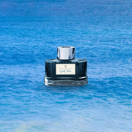 Vista 3 de Graf von Faber-Castell Botella de tinta Gulf Blue 2.5 fl oz, 141018