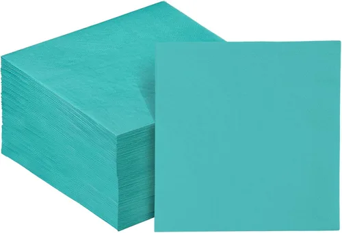 Vista 55 de Servilletas de cóctel de 24 colores de 5 x 5 pulgadas desechables servilletas de papel para bebidas para cóctel, boda, cena, fiesta de cumpleaños