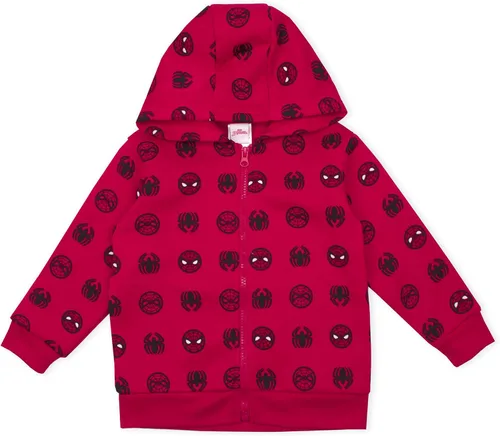 Vista 3 de Marvel Spiderman - Paquete de 2 sudaderas con capucha para niños pequeños y pequeños, color rojonegro