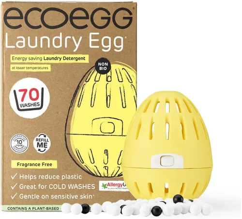 Vista 10 de Ecoegg Detergente para ropa sucia, 70 cargas, flor de primavera, piel sensible