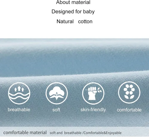Vista 207 de pureborn Mameluco de algodón súper suave para bebés niños y niñas de 0 a 24 meses