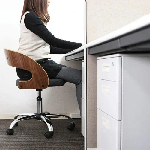 Vista 2 de Silla ergonómica de transferencia de elevación para el hogar Silla giratoria Silla de oficina Silla de estar (D)