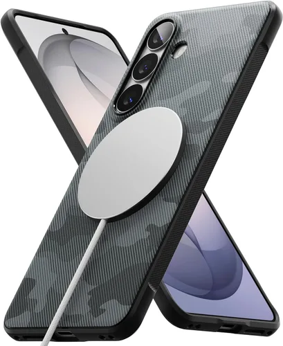 Vista 10 de Ringke Onyx Funda para Samsung Galaxy S24 FE [compatible con MagSafe] resistente al aceite y a la suciedad, protección mejorada del lente