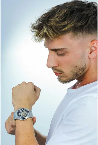 Vista 3 de Bulova Reloj Automático Maquina 98A224 Hombre Caja y Pulsera de Acero