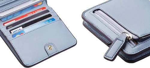 Vista 8 de Toughergun - Monedero de piel auténtica para hombre