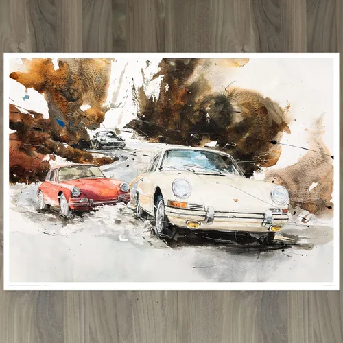 Vista 2 de MINSEOK Pósteres de acuarela para decoración de habitación, arte A2 de alta calidad, imágenes impresas antiguas, regalo perfecto para pared