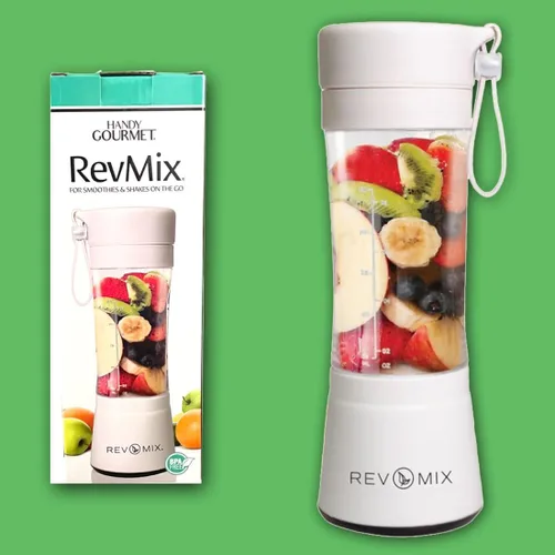 Vista 5 de Handy Gourmet RevMix (blanco) para batidos y batidos sobre la marcha