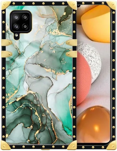 Vista 189 de Funda compatible con Samsung Galaxy A03S 4G, TPU suave de lujo y parte trasera de policarbonato duro para niñas y mujeres, funda protectora a prueba