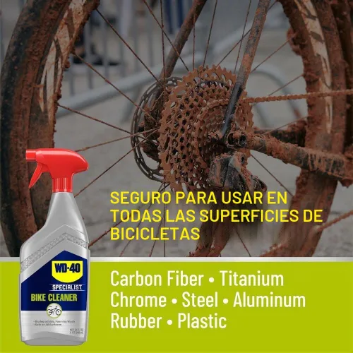 Vista 6 de WD-40 Specialist Bike Cleaner, 32oz, gatillo espumoso