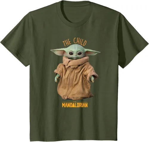 Vista 8 de Star Wars The Mandalorian Grogu The Child Photo Pose - Camiseta linda Negro