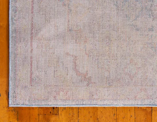 Vista 9 de Unique Loom Brighton Collection - Alfombra vibrante con estampado tradicional, medallón, azul/beige, rectangular de 2 pies 2 pulgadas x 3 pies 1