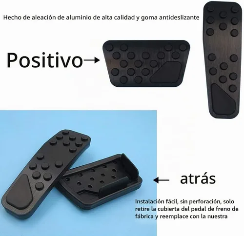 Vista 7 de Cubierta de pedal de aleación de aluminio para Dodge Challenger 2008-2023 para Charger 2011-2023 para Chrysler 300 300C 2009-2019, cubiertas