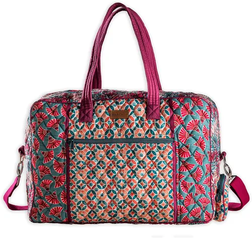 Vista 34 de Maison d' Hermine Bolsas de fin de semana para mujer, de algodón, acolchadas, para equipaje nocturno, bolsa de fin de semana para hombres, regalos